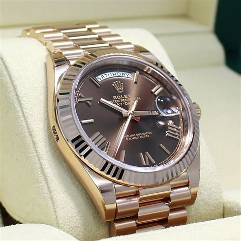 rolex president rose gold price|rose gold rolex price.